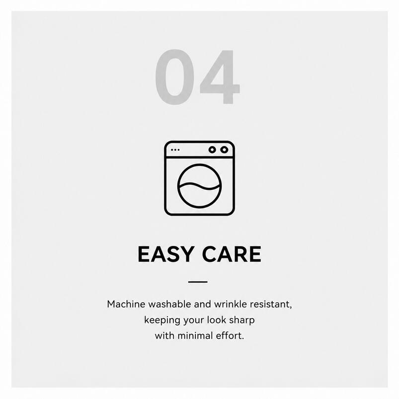 Untitled Machine washable wrinkle resistant suit for easy everyday care